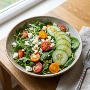 Salat Bowl mit Feta